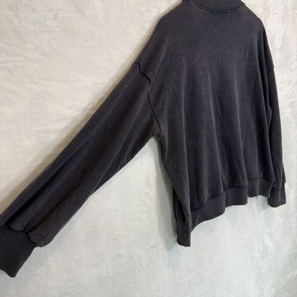 Oddi Sweatshirt Pullover American Flag Navy Blue Red USA Oversized S - Picture 10 of 10